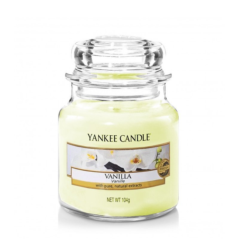 Świeca Yankee Candle Vanilla - mały słoik