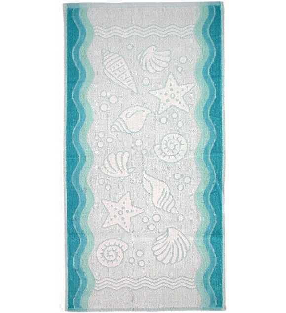 Ręcznik FLORA OCEAN 70x140 kolor turkusowy