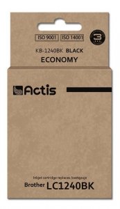 Tusz ACTIS KB-1240Bk (zamiennik Brother LC1240BK/LC1220BK; Standard; 19 ml; 600 stron, czarny)