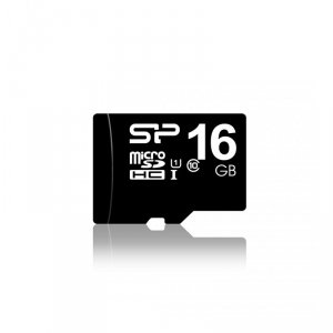 Karta pamięci Silicon Power microSDHC 16GB Class 10 + ADAPTER microSD-SD (SP016GBSTH010V10SP)