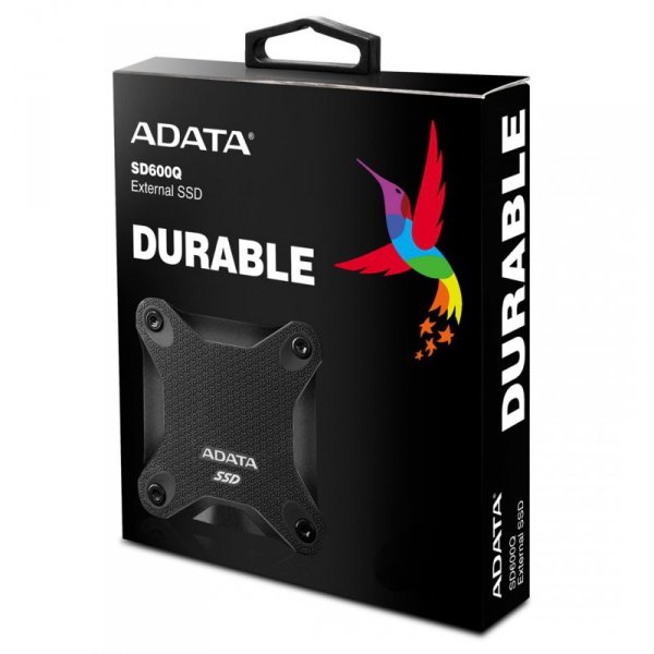 Dysk zewnętrzny SSD ADATA SD600Q (240GB; 2.5&quot;; USB 3.2; czarny)