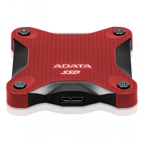 Dysk zewnętrzny SSD ADATA SD600Q (240GB; 2.5&quot;; USB 3.2; czerwony)