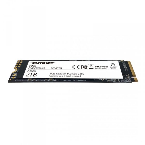 Dysk SSD Patriot P300 2TB M2 2280 PCI-Ex4 Gen3 NvME