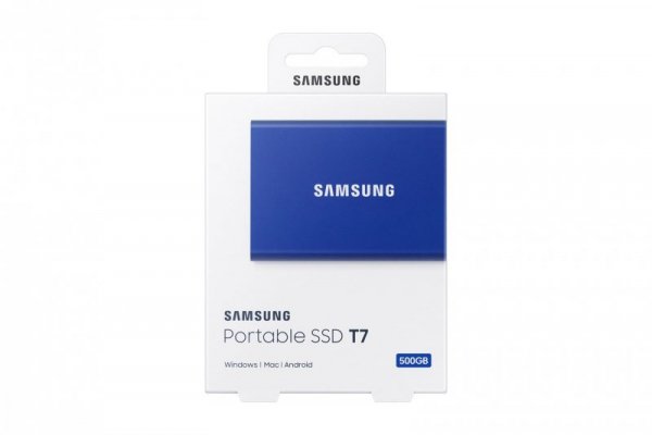 Dysk Samsung SSD T7 Portable 500GB MU-PC500H/WW niebieski