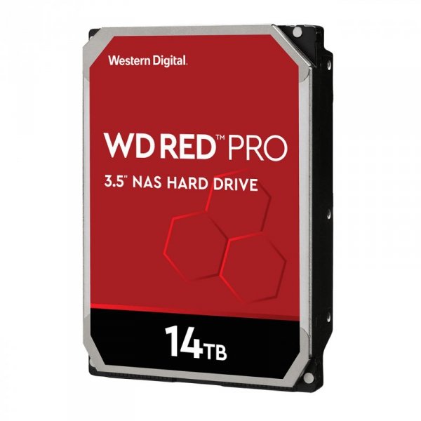 Dysk HDD WD Red Pro WD141KFGX (14 TB ; 3.5&quot;; 256 MB; 7200 obr/min)