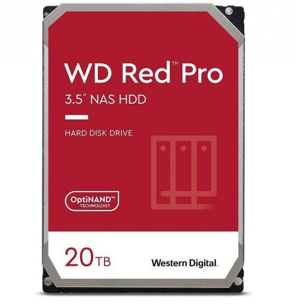 Dysk HDD WD Red Pro WD201KFGX (20 TB ; 3.5&quot;; 512 MB; 7200 obr/min)