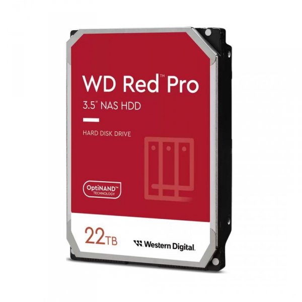 Dysk HDD WD Red Pro WD221KFGX (22 TB ; 3.5&quot;; 512 MB; 7200 obr/min)