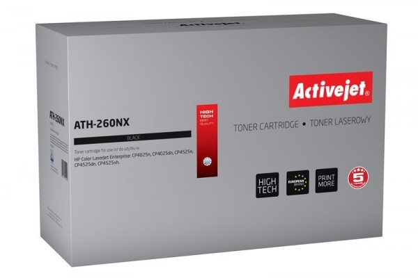 Toner Activejet ATH-260NX (zamiennik HP 649X CE260X; Supreme; 17000 stron; czarny)