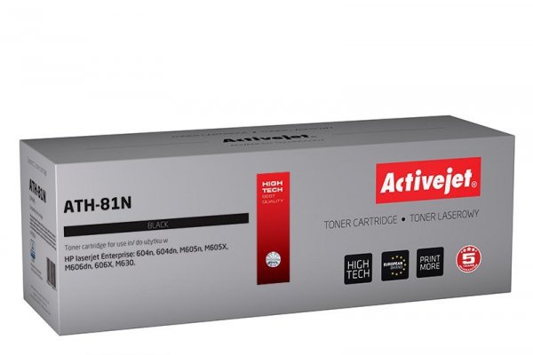 Toner Activejet ATH-81N (zamiennik HP 81A CF281A; Supreme; 10500 stron; czarny)