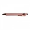 Długopis metalowy, tusz czarny, touch pen soft touch pudrowy róż DL04