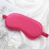 Maska na oczy do spania ELEGANT fuksja satynowa 20 x 9 cm OPK10F