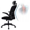 Fotel biurowy obrotowy Mistral Black, mikrosiatka do biurka KO28CZ