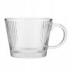 Filiżanka szklanka ryflowana duża 400 ml 1szt SZK156