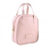 Kosmetyczka organizer na kosmetyki z rączką 17x7x19cm różowa KS128R