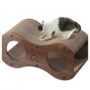 DOMEK DLA KOTA 2w1- budka, legowisko, drapak,  47 x 22 x 23cm KOT24