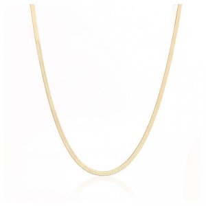 Naszyjnik stal chirurgiczna pozłacana 14k gold NST1245