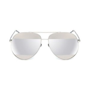 OKULARY LUSTRZANE AVIATORY - SREBRNE OK88WZ3