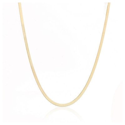Naszyjnik stal chirurgiczna pozłacana 14k gold NST1245