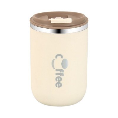 DUŻY POJEMNY KUBEK TERMICZNY ze słomką 500 ml TERMOS zamykany COFFE CUP07WZ1