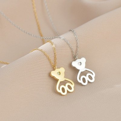 Naszyjnik stal szlachetna pozłacana 14k złotem, MIŚ masa perłowa, cyrkonie NST2169