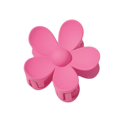 Spinka do włosów klamra XL kwiat ciemny róż 7x7,5 cm SP152CR