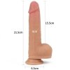 8.5 Dual layered Silicone Rotating Nature Cock Anthony