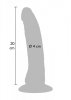 Dildo-CAPTAIN COCK 20CM DONG FLESH