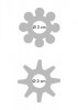 Pierścień-POWER STRETCHY RINGS SMOKE 2PCS