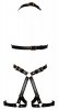 Bad Kitty Harness L/XL rose