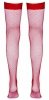 Hold-up Stockings red S