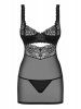 Bielizna- 867-CHE-1 koszulka i stringi L/XL