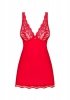 Komplet Babydoll i Stringi Luvae Czerwony S/M