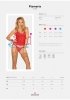 Flameria gorset i stringi  S/M