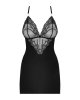 Bielizna-828-CHE-1 koszulka i stringi  S/M