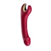 Stymulator silicone 9 vibration function Red