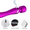 Wibrator 2w1 Stymulator Punktu G Łechtaczki USB Purple