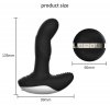 Masażer Prostaty Wibrator Analny Podgrzewany USB 7 Funckcji + Pulsator BLACK
