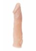 Elastyczna realistyczna nakładka na penisa 18cm