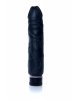 Żylasty Penis Dildo Wibrator 22 cm Real Black