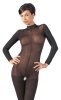 BODYSTOCKING KOMBINEZON ZMYSŁOWY SIATECZKA OTWARTY KROK  M/L