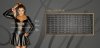 Body z chokerem XL Noir Handmade