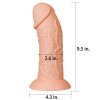 ZAKRZYWIONY PENIS WIELKIE CIĘŻKIE DILDO XXL NA PRZYSSAWCE