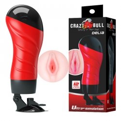 Masturbator Mega Ciasna Cipka 12 Wibracji Crazy Bull