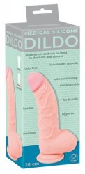 Dildo silikonowe medyczne z przyssawką 20 cm