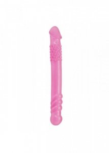 Dildo-PERFECT DOUBLE DONG. PREMIUM TPE MATERIAL.