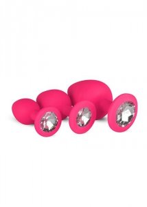 Plug-Diamond Plug Set-Pink