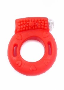 Pierścień Erekcyjny Na Penisa Wibracje Red