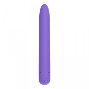 Klasyczny gładki wibrator Ultra Power Bullet USB Purple