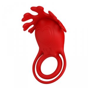 WIBRUJĄCY PIERŚCIEŃ EREKCYJNY RING DO ŁECHTACZKI