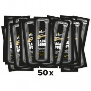 Lubrykant analny na bazie silikonu Back Door Relaxing 2ml x 50 szt. Pjur